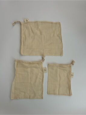 Christy Dawn Organic Mesh Produce Bags Set Of 3
Reusable
Farmers Market
Designer